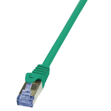 LOGILINK - Patch Cable Cat.6A 10G S/FTP PIMF PrimeLine green 2m CQ3055S