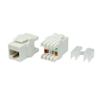 Linkbasic Keystone Jack UTP cat. 5e (1xRJ-45) 180° JKA09-UC5E