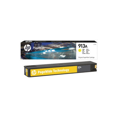 HP - INKJET SUPPLY (PL1N) MVS INK CARTRIDGE NO 913A YELLOW    F6T79AE