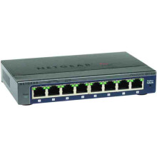 NETGEAR Switch 8x1000Mbps GS108GE Prosafe Fém ház