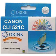 ORINK patron OR-CLI-521 C (CANON CLI-521 C) 505 /oldal, kék