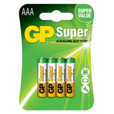 GP 1.5V Super alkáli 24A mini ceruza (AAA) elem (4db/blister) /GP24A-2U4/