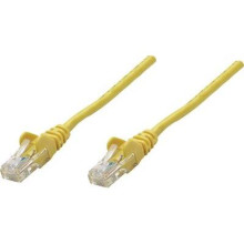 RJ45-ös patch kábel, hálózati LAN kábel CAT 5e U/UTP [1x RJ45 dugó - 1x RJ45 dugó] 0.50 m Sárga Intellinet