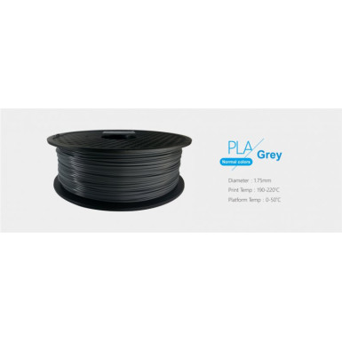 3D FILAMENT 1,75mm PLA Szürke /1kg-os tekercs/ 3DFILAMENT175GR