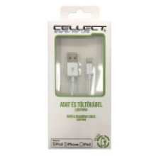 Cellect iPhone Lightning USB adatkábel töltőkábel MDCU-IPH-MFI1-W