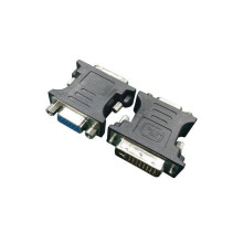 Gembird adapter DVI-A 24-pin apa / VGA 15-pin HD (3 sor) fekete A-DVI-VGA-BK