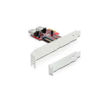 Delock mini PCI-E x1 2 portos SATA3 IO vezérlő