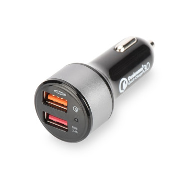 Car Charger Qualcomm Quick Charge™ 3.0, 2xUSB (3A/2,4A) 84103