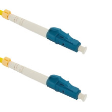 Qoltec Optic Patchcord LC/UPC - LC/UPC simplex SM 9/125 G652D 1m 54324