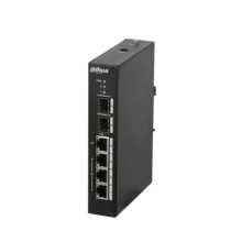 Dahua PFS3206-4P-96 PoE switch, 3x 10/100(PoE+/PoE) + 1x gigabit(HighPoE/PoE+/PoE) + 2x SFP uplink,