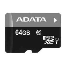 SILICON POWER 64GB microSDHC UHS-I + SD adapter