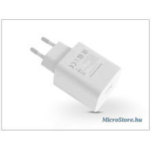 Huawei Huawei gyári USB hálózati töltő adapter - 5V/2A és 4,5V/5A és 5V/4,5A - SuperCharge HW-050450E00 white (ECO csomagolás) HUW-0078