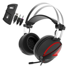 Gamdias Headset HEBE E1, 40mm Driver, 3.5mm + USB, Stereo sound HEBE E1