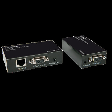 LINDY Cat5 VGA Extender + Audio 300m