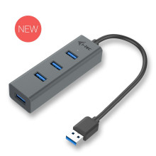 i-tec USB 3.0 Metal 4-port HUB 4x USB 3.0 passive U3HUBMETAL403