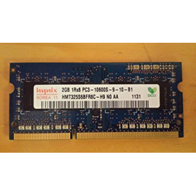 Hynix SODIMM DDR3 2GB 2RX8 PC3-10600S  - használt