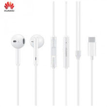 HUAWEI James bond SZTEREO (Type-C, mikrofon, felvevő gomb, hangerőszabályzó) FEHÉR CM33 73705