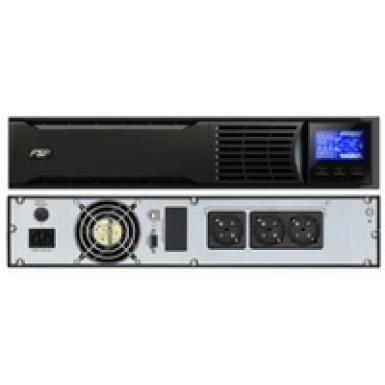 UPS FSP 1000VA Champ Rack 900W LCD menedzselhető