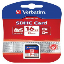 Verbatim 16GB SDHC Premium Class10