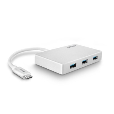 LINDY 3 Port USB 3.1 Gen1 5Gbps PD HUB - Type C to 3 x Type A + PD