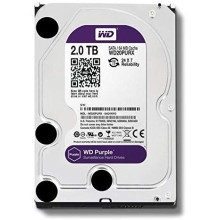 2TB WD 5400 64MB SATA3 HDD Purple / WD20PURZ Recertified