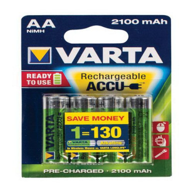 Varta Akkumulátor NiMH AA/LR6 1.2 V 2100 mAh R2U 4-blister