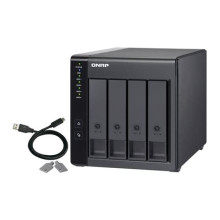 QNAP TR-004U QNAP Rack 1U 4-bay 3.5 SATA HDD USB 3.0 type-C hardware RAID external enclosure TR-004U