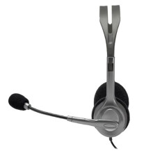 LOGITECH Headset 2.0 - H110 Stereo Wired Mikrofonos, Szürke 981-000472