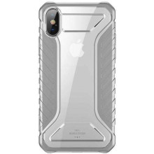 Baseus Armor Apple iPhone XS Max Szilikon Hátlap - Fehér WIAPIPH65-YJ02