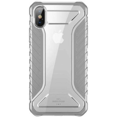 Baseus Armor Apple iPhone XS Max Szilikon Hátlap - Fehér WIAPIPH65-YJ02