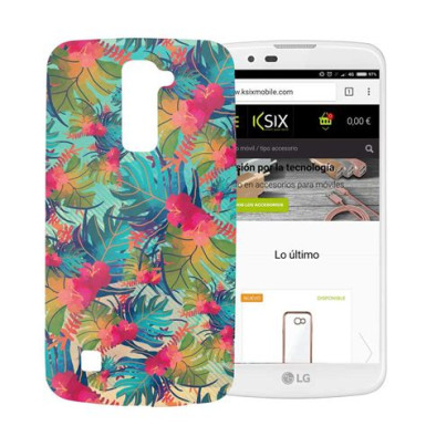 KSIX Flex LG K10 Tok - Mintás: Dzsungel B4574CAR87