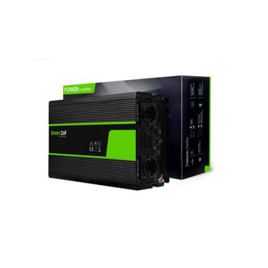 Green Cell INV21 Autós inverter tiszta szinuszhullám 24V / 3000W INV21