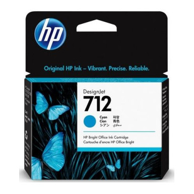 HP 3ED67A Patron Cy 29ml No.712 (Eredeti) 3ED67A