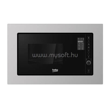 Beko MOB 20231 BG Beépíthető Mikrohullámú sütő - Fekete + (Inox Beépítőkeret) MOB20231BG+MOK20232X