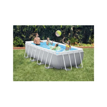 Intex Frame Pool Set Prism Quadra fémvázas négyszögletű medence 126788GN