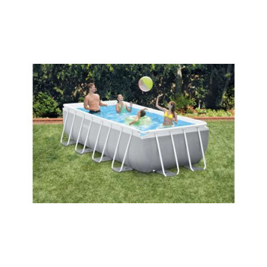 Intex Frame Pool Set Prism Quadra fémvázas négyszögletű medence 126788GN