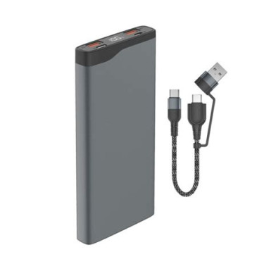 4smarts VoltHub Pro külső akkumulátor, 22,5W, QC, PD, 10000mAh, gunmetal 4S468777 4smarts 54812