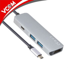 VCOM USB TYPE-C apa - HDMI anya + Jack 3.5 + USB 3.0 + USB TYPE-C anya CU466 CU466