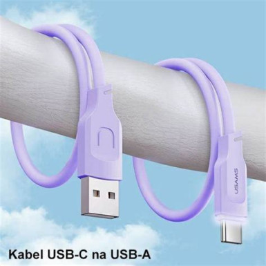 USB 2.0 A-C kábel 1,2m Usams 5A fonott SJ546USB01 SJ546USB01