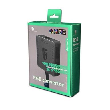 DeepCool RGB átalakító - RGB Convertor (12V alaplapi csatlakozó, 1xSATA) COLDEERGBCONVERTOR