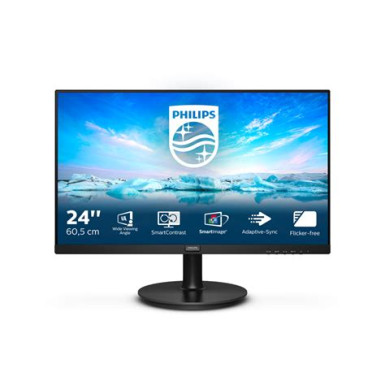 PHILIPS IPS monitor 23.8" 242V8LA, 1920x1080, 16:9, 250cd/m2, 4ms, 75Hz, VGA/HDMI/DisplayPort, hangszóró 242V8LA/00