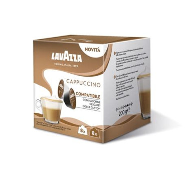 Lavazza Cappuccino Dolce Gusto kapszula csomag  8db + 8 db 200g 8000070042391