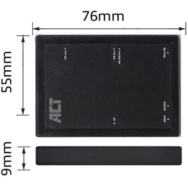 ACT AC6370 External USB 3.2 Gen1 (USB 3.0) Card Reader AC6370