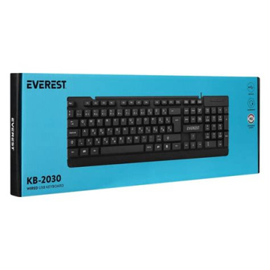 KEY-Everest KB-2030 USB fekete billentyűzet HUN 37467