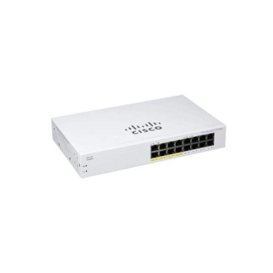 Cisco CBS110-16PP-EU 8xPoe Switch 16xGb Rack fémházas CBS-16PP-EU