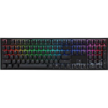 Billentyűzet Ducky ONE 2 RGB Full Size MX Speed Silver RGB LED Magyar Fekete DKON1808ST-PHUALAZT1