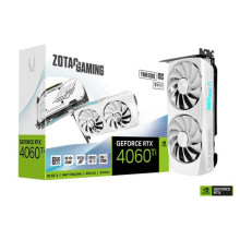 Zotac GAMING GeForce RTX 4060 Twin Edge OC White Edition nVidia 8GB GDDR6 128bit PCIe videókártya ZT-D40600Q-10M