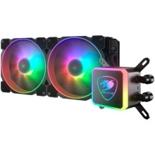 COUGAR GAMING Cougar I Aqua ARGB 280 I 3MAQR280.0003 I AiO Liquid Cooling I Aqua ARGB 280 *1 + 140mm RGB fan x2 + remote control CGR-AQUA RGB 280