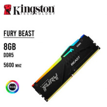 8GB 5600MHz DDR5 RAM Kingston Fury Beast RGB CL40 (KF556C40BBA-8)